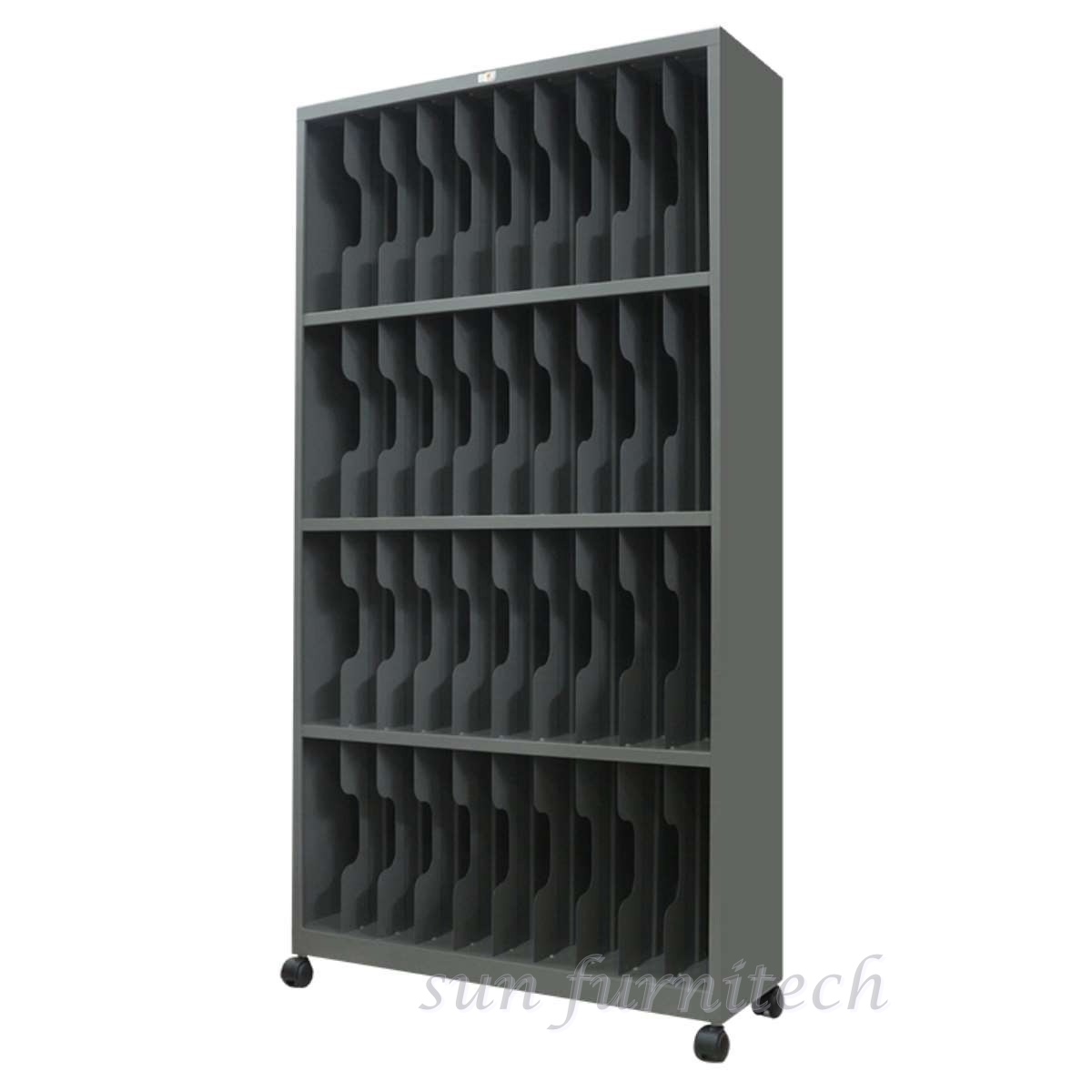 ชั้นเหล็กวางแฟ้มตั้ง 40 ช่องมีล้อเลื่อน, ชั้นวางแฟ้มตั้ง smart form รุ่น SS-37