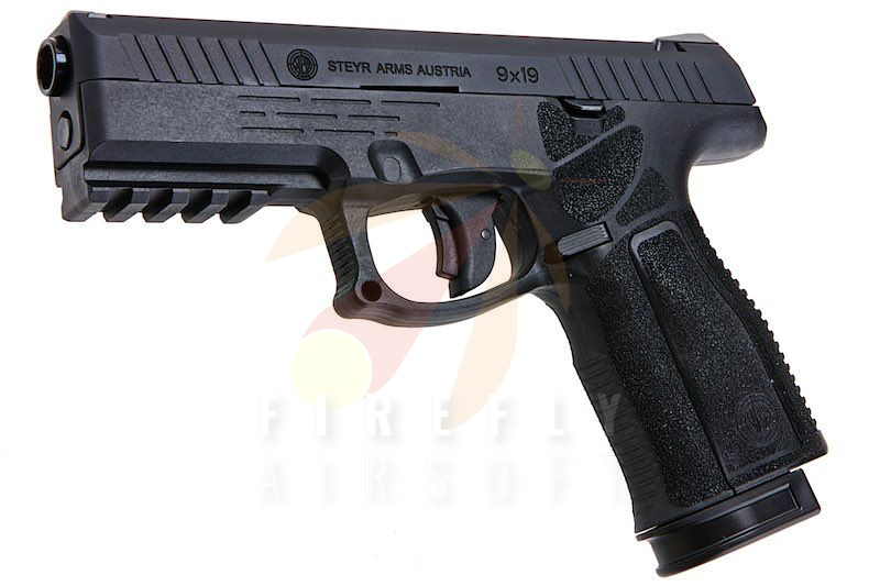 KJ Works STEYR L9A2 GBB Airsoft Pistol - Black (ASG Licensed)