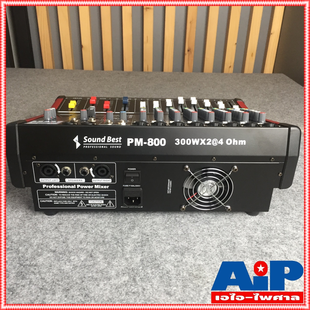 SOUNDBEST PM-800 POWER MIXER มิกซ์ มิกเซอร์ เพาเวอร์มิกซ์ PM 800 PM800 เครื่องเสียง ซาวด์เบส sound best powermixer เอไอ-ไพศาล +++