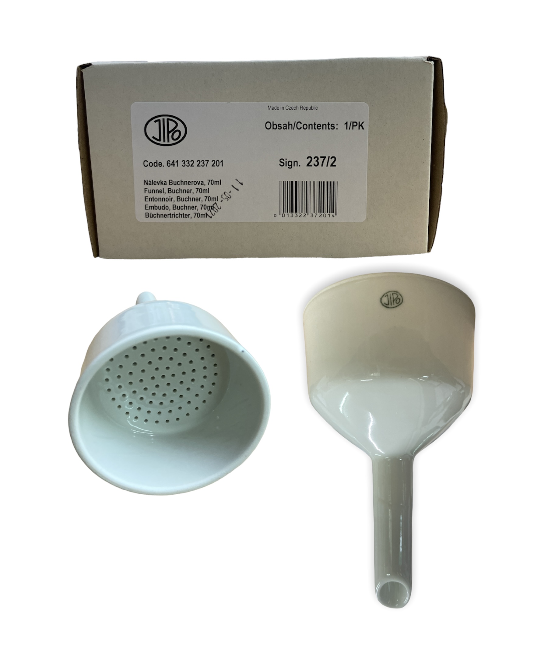 Funnel, Buchner/กรวยกรองบุชเนอร์/บุชเนอร์ฟันแนล Porcelain-Geramany