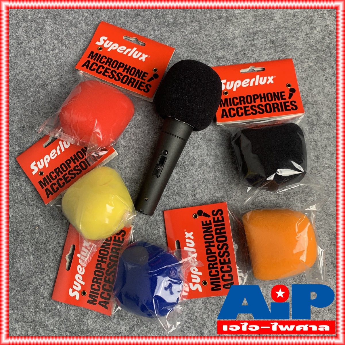 1อัน ฟองน้ำไมค์ Superlux S-40 ฟองน้ำไมโครโฟน s40 ซุปเปอร์ลักซ์ s 40 ฟองน้ำไมค์โครโฟน ใช้ได้ทั้งหัวไมค์สายและไมค์ลอย