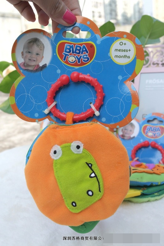 CH911 ของเล่นผ้าหนังสือผ้ายางกัดมุมแขวนเปลหรือรถเข็น เล่มละ