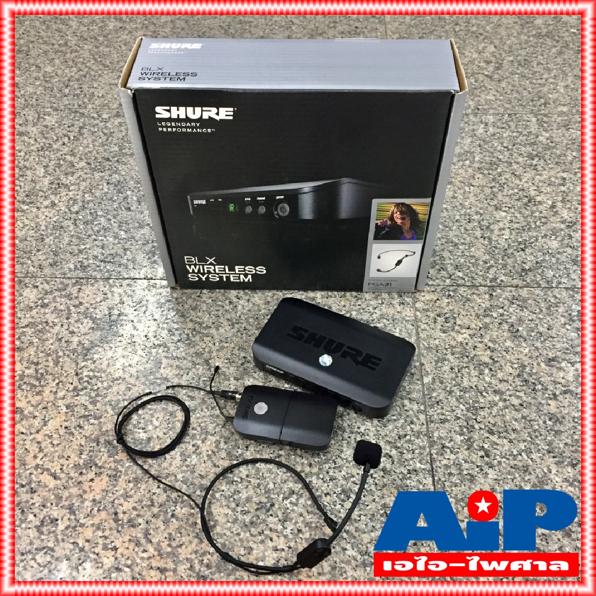 SHURE BLX14TH/P31 M19 ไมค์ลอยคาดหัว ไมค์ไร้สายคาดศรีษะเดี่ยว ย่าน UHF BLX 14TH/ P31 Q12 BLX14TH/ P31 M19 BLX 14TH/P31-M19 BLX14TH/P31M19 เอไอ-ไพศาล +++