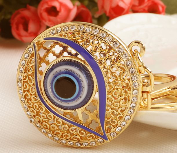 พวงกุญแจ รถยนต์ บ้าน พวงกุญแจ ติดคริสตัล รูป ดวงตา ลูกกะตา 3 มิติ ติดเพชร รอบดวงตา พวงกุญแจ ห้อยกระเป๋า ดีไซน์ เก๋ ๆ ไม่เหมือนใคร 498183