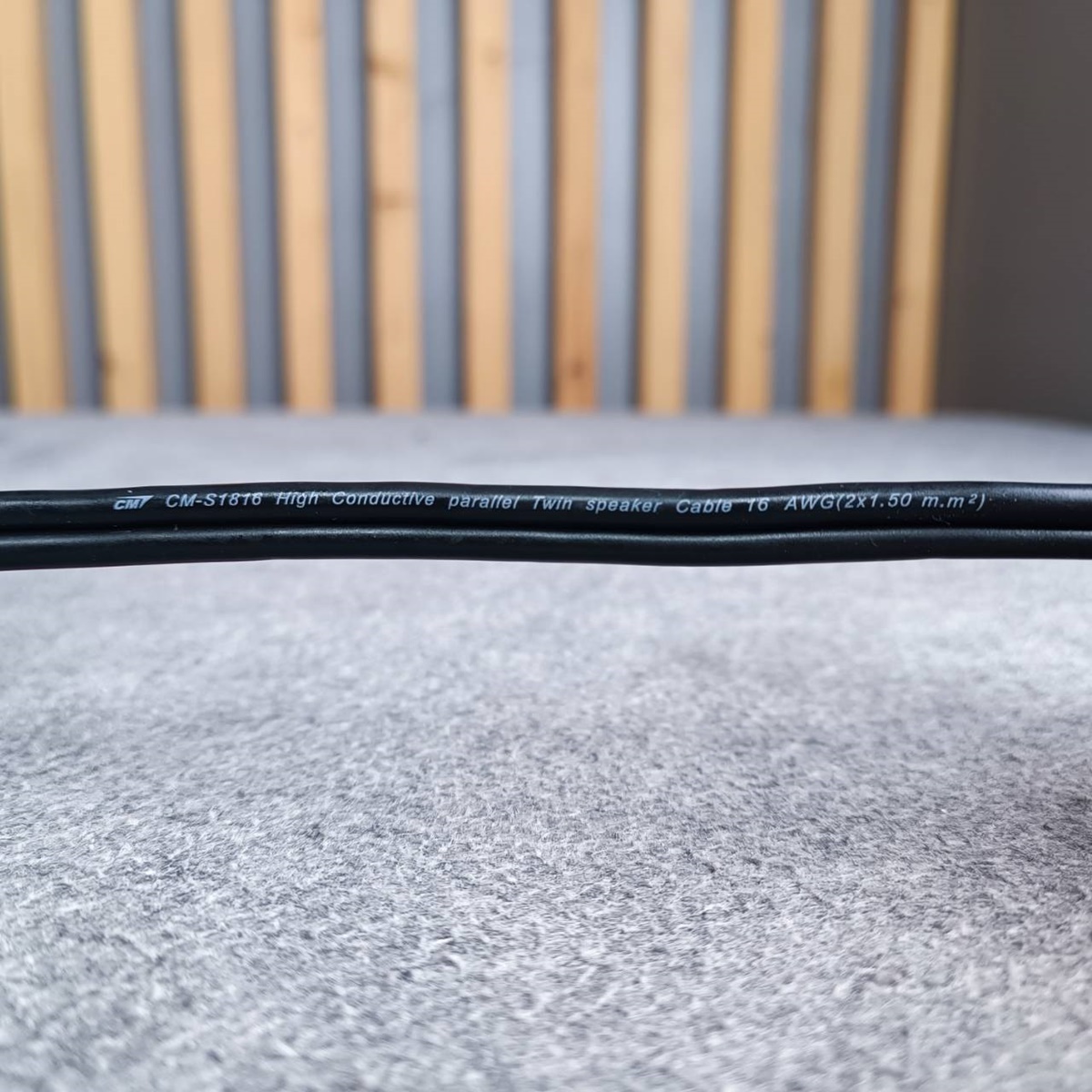 100เมตร สายลำโพง CM CM-S1816 2X1.5 สายลำโพงคู่ CMS1816 CM S1816 สายลำโพงดำแดง สายลำโพงCM ดำ-แดง เอไอ-ไพศาล