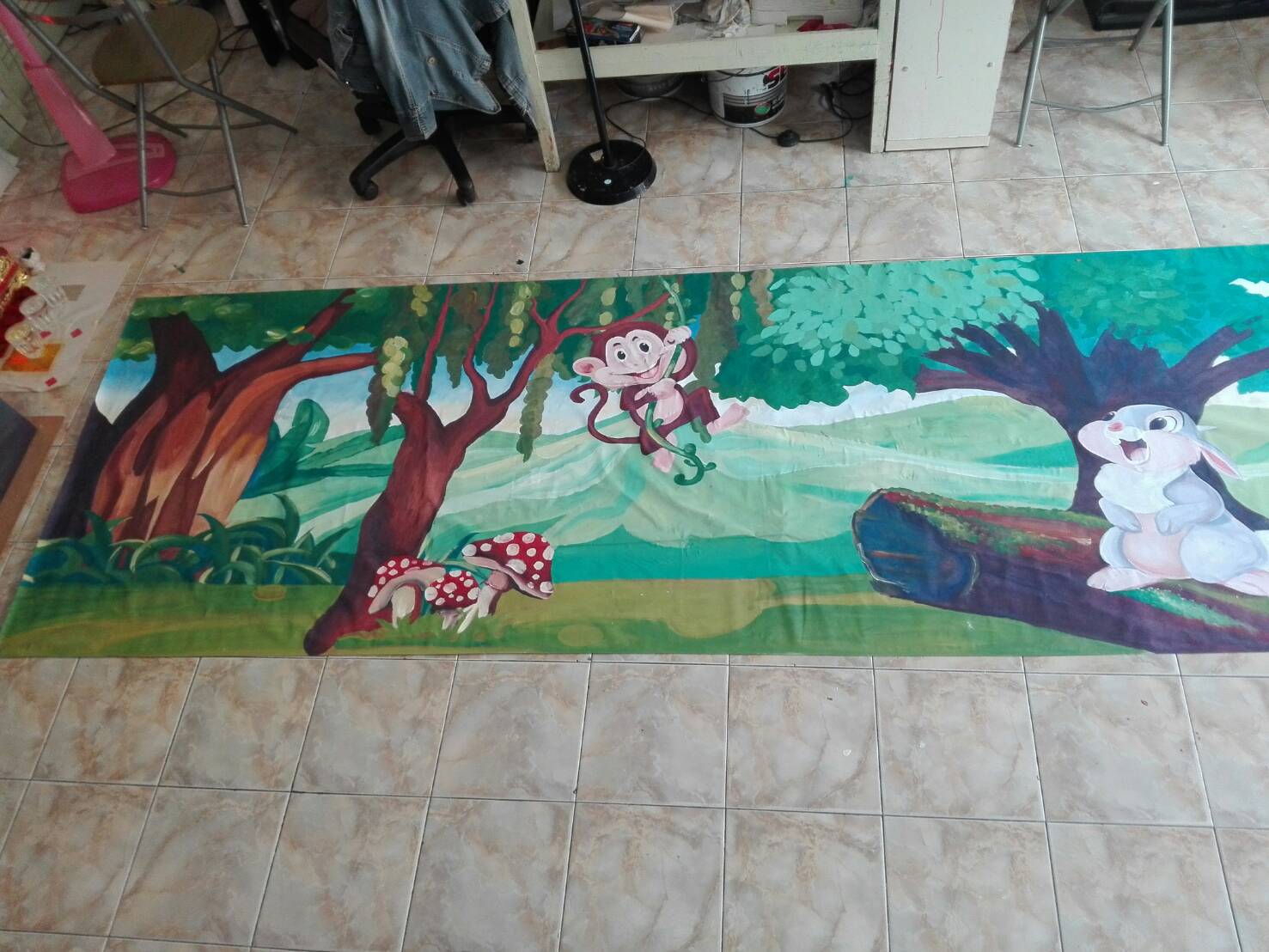 ฉากหลังเวที