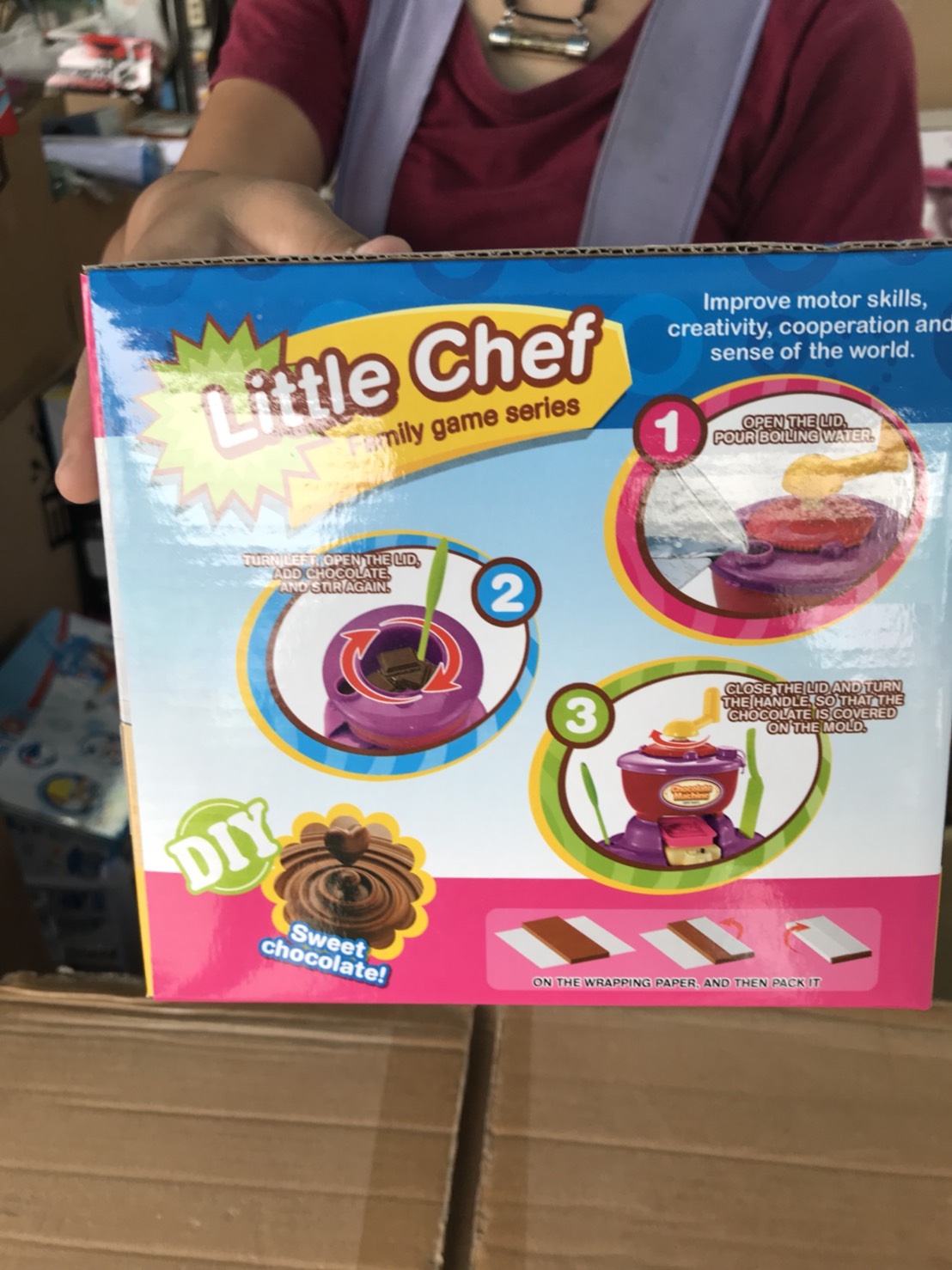 6612 ของเล่นเครื่องทำช็อคโกแลต Chocolate machine