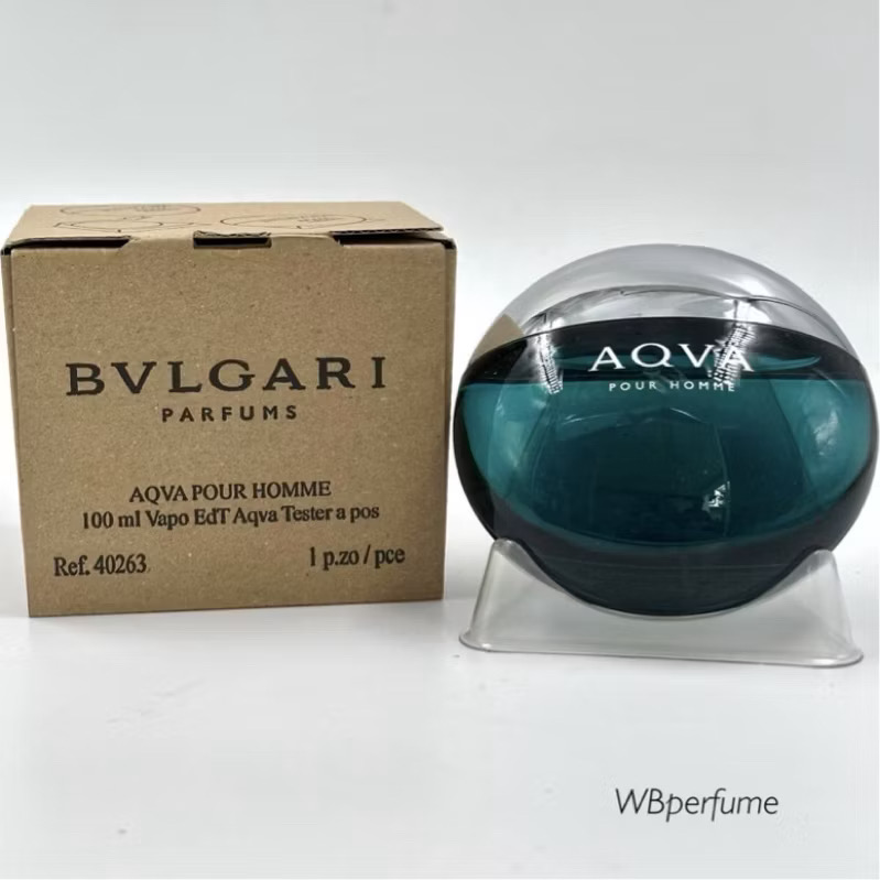 น้ำหอมแท้100% BVLGARI น้ำหอมสำหรับผู้ชาย BVLGARI รุ่น Aqva Pour Homme EDT ขนาด100 มล. TESTER