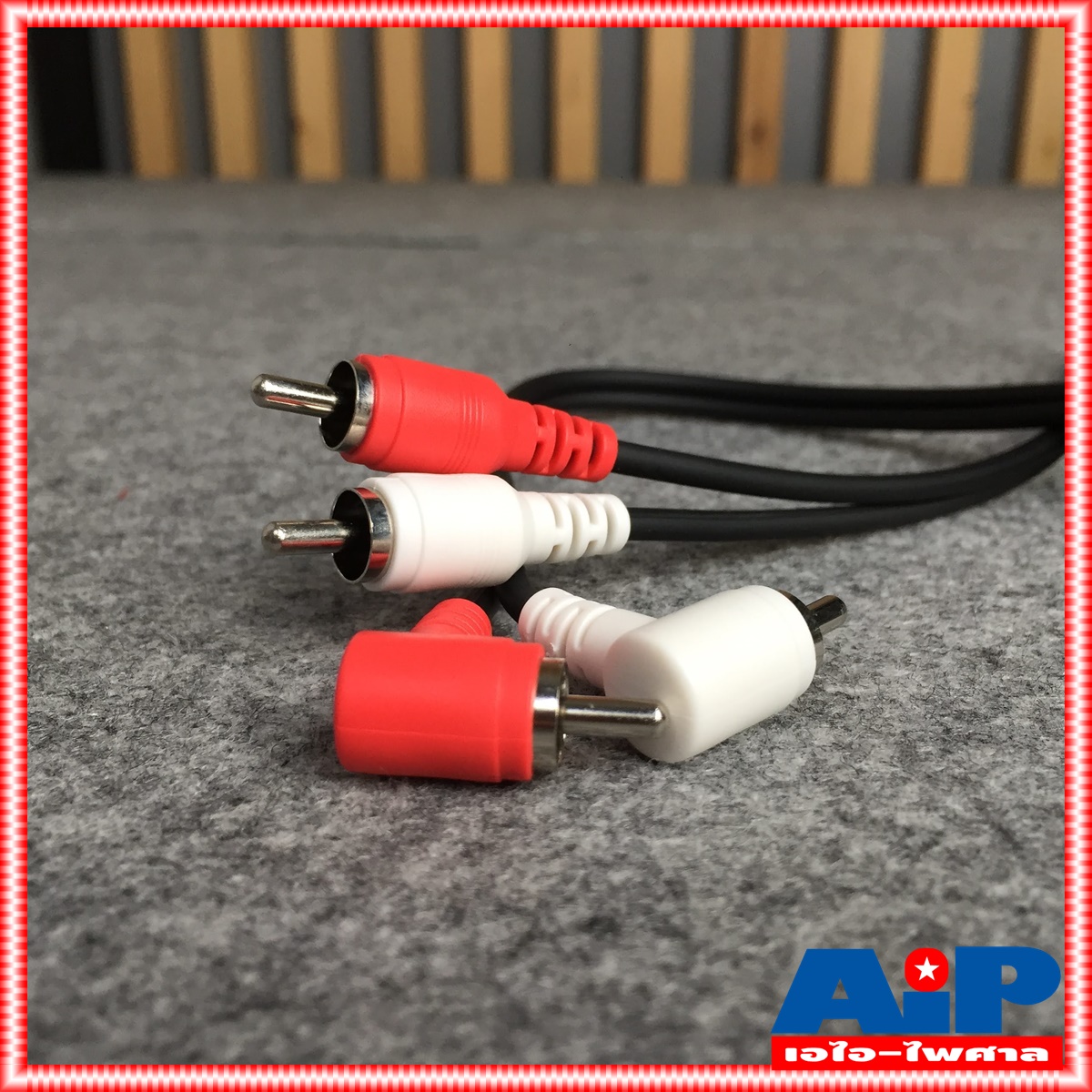 5เมตร DYNACOM J015 RCA4หัว ตรง+งอ สายสัญญาณ เสียง สาย RCA สายแจ็ค AV RCA 4 หัว แจ็คดอกบัว ไดน่าคอม เอไอ-ไพศาล