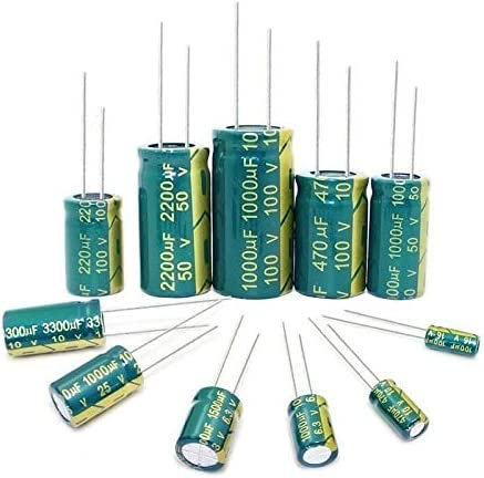1uF - 3300uF /10V, 16V, 25V 35V ,50V
