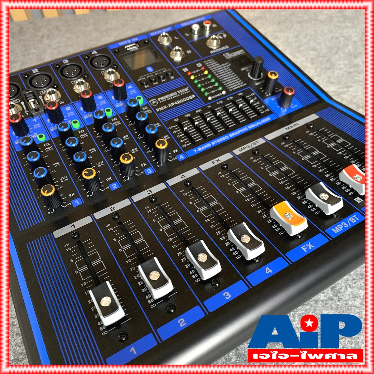 PROEUROTECH PMX-XP4200DSP POWERMIXER มิกซ์ มิกเซอร์ เพาเวอร์มิกซ์ PMX XP 4200 DSP เครื่องเสียง เครื่องปรับแต่งเสียง MIX PMX-XP4200