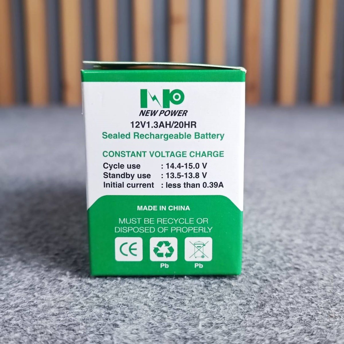 NEW POWER 12V 1.3AH แบตเตอรี่แห้ง แบตเตอรี่ UPS 1.3A Battery แบตสำหรับสำรองไฟ แบตUPS แบตของเล่น เครื่องสำรองไฟฉุกเฉิน เอไอ-ไพศาล