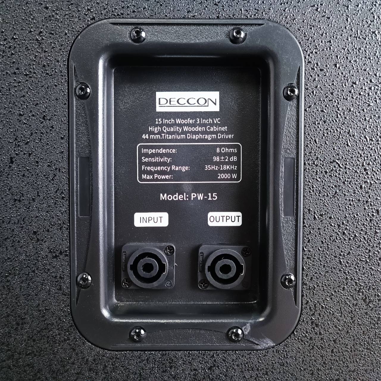 DECCON PW-15 ตู้ลำโพงไม้ MFD 15นิ้ว ลำโพง ตู้ลำโพง พาสซีฟ เครื่องเสียง กลางแจ้ง PW 15 PW15 เอไอ-ไพศาล