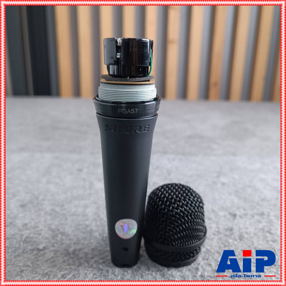 SHURE PGA57LC ไมค์กลอง ไมค์เครื่องดนตรี pga 57 lc ไมค์จ่อเครื่องดนตรี amplified instrument and acoustic drum ของแท้ +++