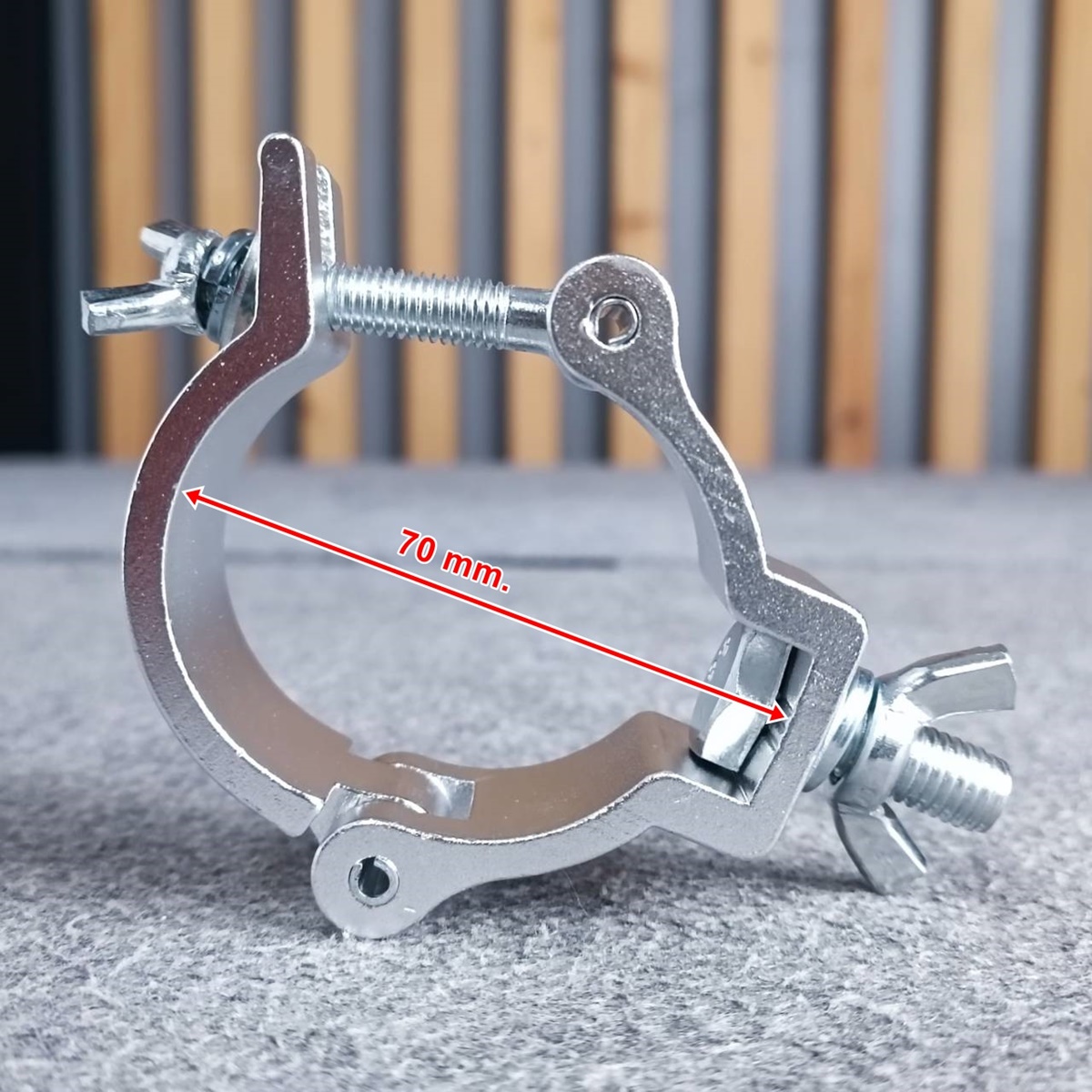 CLAMP-2 แค้มเดี่ยว แค้มยึดไฟพาร์ แค้วยึดไฟเวที ไฟPAR แค้มสำหรับเกาะยึดทรัส เอไอ-ไพศาล