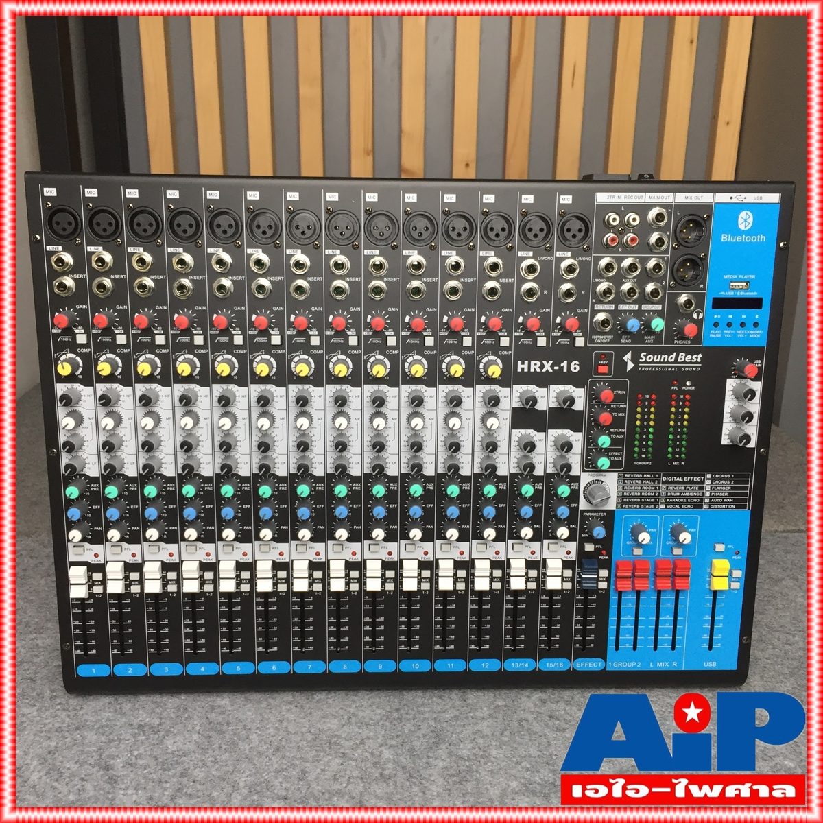 SOUNDBEST HRX16 MIXER มิกเซอร์ มิกซ์ HRX 16 HRX-16 เครื่องปรับแต่งเสียง MIX ตัวปรับแต่งเสียง เครื่องเสียง เอไอ-ไพศาล +++