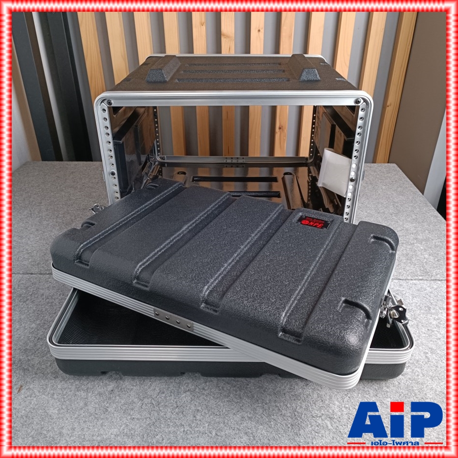 สีดำ NPE RC ABS6UL ลึก19นิ้ว RACK ABS 6U 19นิ้ว แร็คเครื่องเสียง กล่องเก็บเครื่องเสียง แร็คABS แร็ค เครื่องเสียง เอไอ-ไพศาล