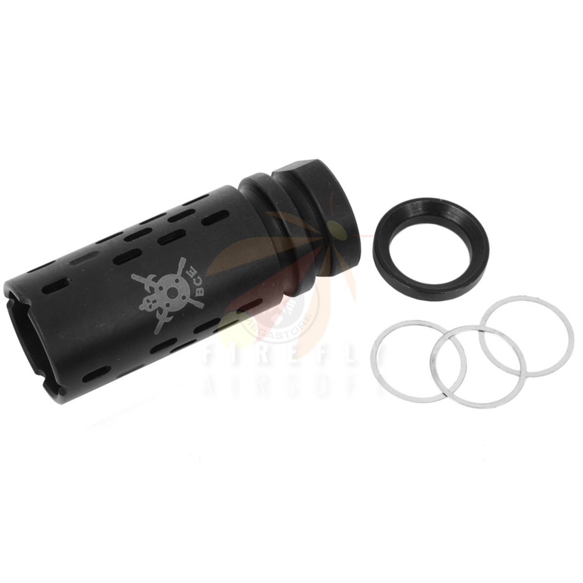 Magpul PTS Airsoft BattleComp 1.5 BLACK Oxide CCW Flash Hider