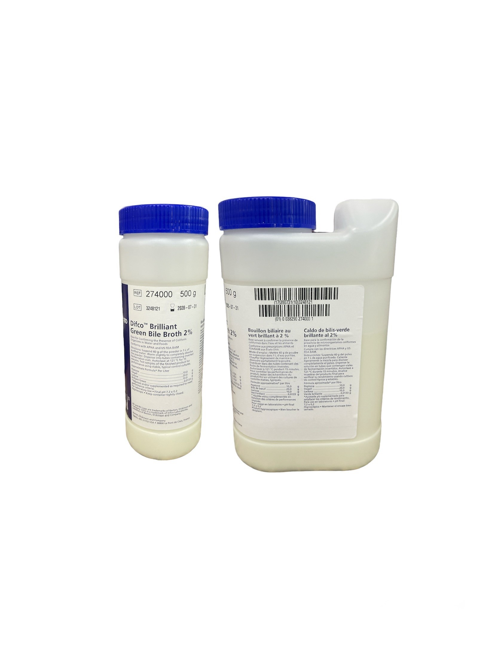 Brilliant Green Bile Broth 2%, 500 g -Difco