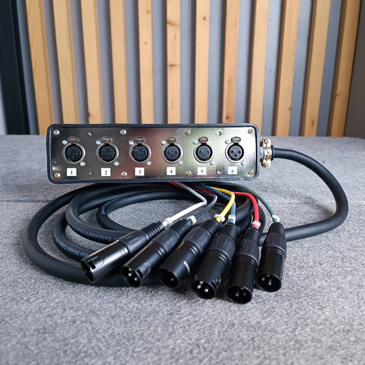 ยาว3เมตร DYNACOM X-6 บล็อคมัลติคอร์ 6คอร์ Multicore Cable สายสัญญาณเสียง X 6 X6 เอไอ-ไพศาล