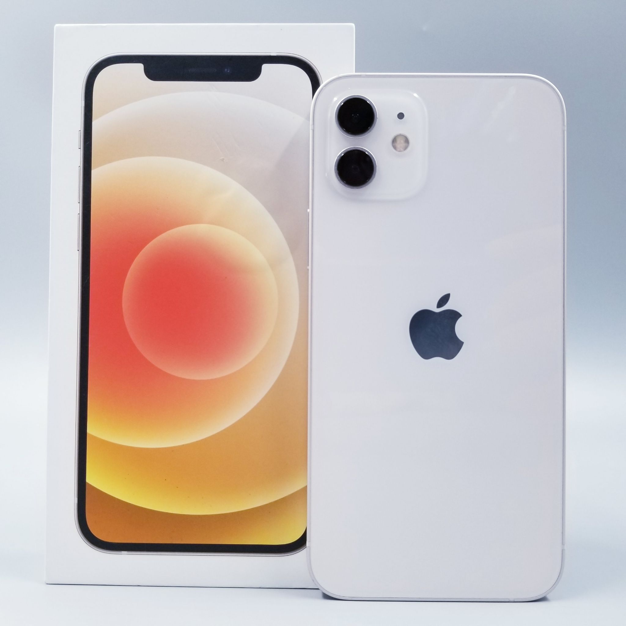 ⚪iPhone 12 128GB white⚪⚪iP12 #ศูนย์ไทย สภาพดี แบต100% ครบกล่อง ราคาสุดคุ้ม⚪
