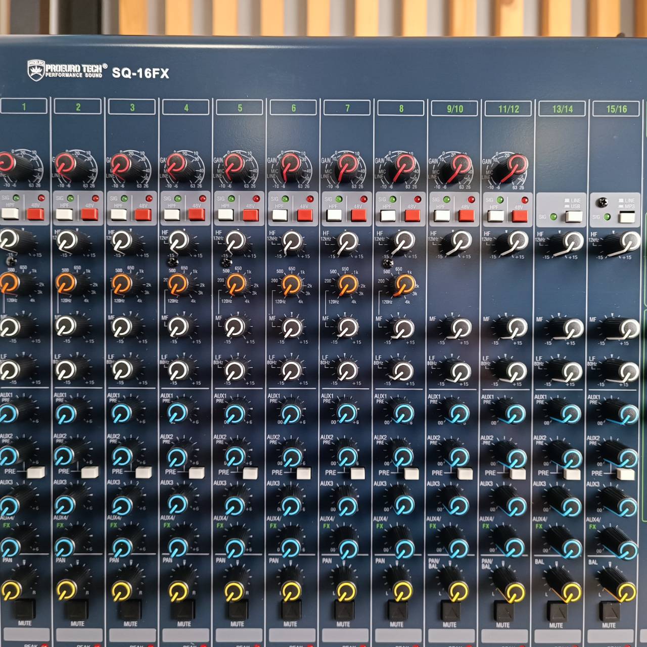 PROEUROTECH SQ-16FX MIXER มิกเซอร์ เอฟเฟคแท้ เครื่องปรับแต่งเสียง โปร ยูโรเทค SQ 16FX SQ16FX เอไอ-ไพศาล