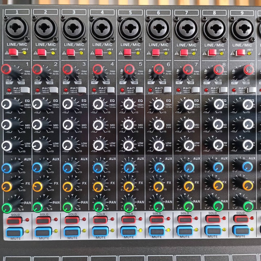 NTS KM-12N MIXER+EFX USB+บลูทูส เอ็นทีเอส มิกเซอร์อนาล็อก 12 ช่อง KM 12N KM12N เอไอ-ไพศาล