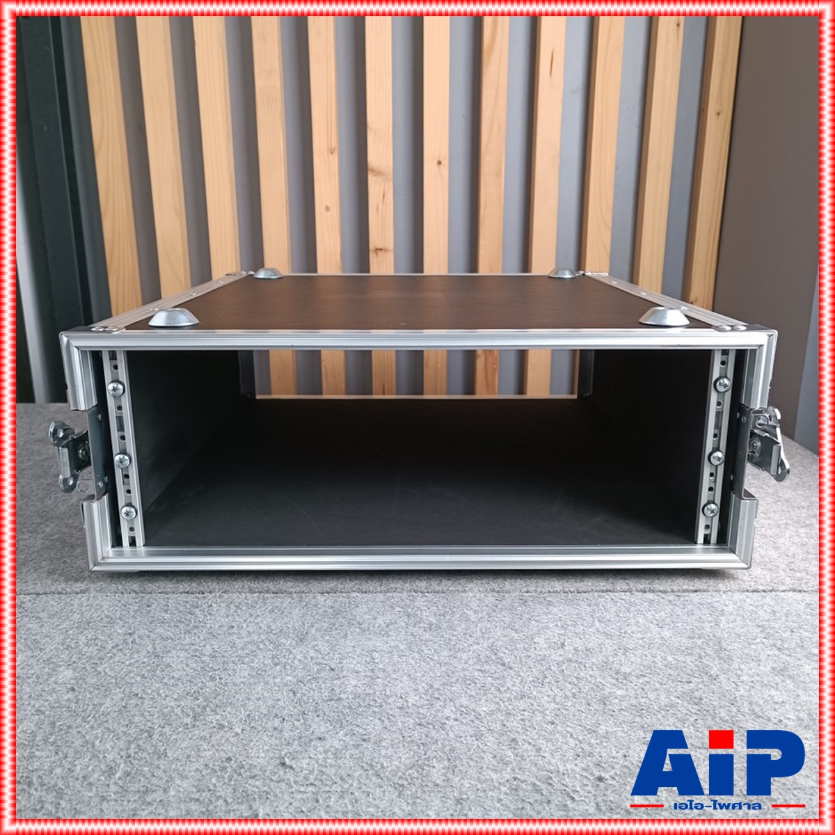 COMPACT B-3U สีดำ RACK ลึก21นิ้ว แร็ค กล่องใส่เครื่องเสียง กล่องRACK แร็คลึก21นิ้ว กล่องแร็คสีดำ เอไอ-ไพศาล