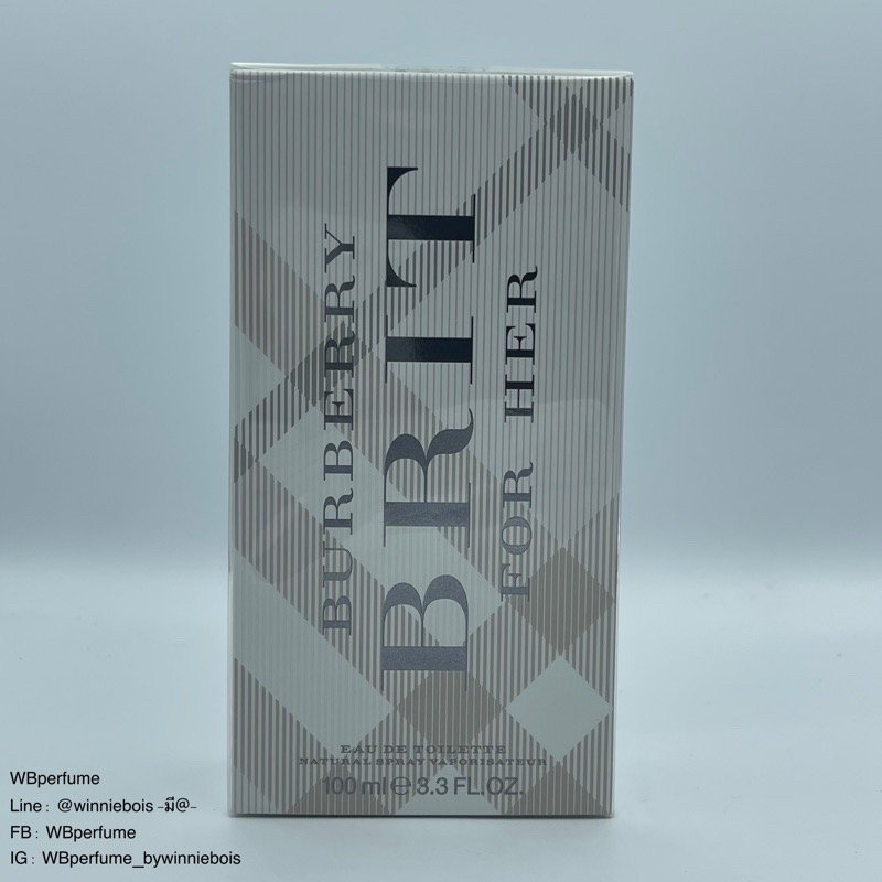 น้ำหอม Burberry Brit Women EDT 100ml. พร้อมกล่อง ของแท้ 100%