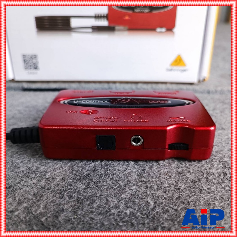 BEHRINGER UCA-222 USB Audio Interface ออดิโออินเตอร์เฟส ความละเอียด 24-bit/192kHz พร้อมปรีไมค์ 2 Input / 2 Output UCA 222 UCA222 เอไอ-ไพศาล +++