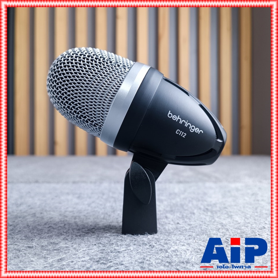 BEHRINGER C-112 ไมค์กระเดื่อง Dynamic Microphone for Bass Drum ไมค์กลอง ไมค์เบสดรัม แบบไดนามิก C 112 C112 +++ เอไอ-ไพศาล