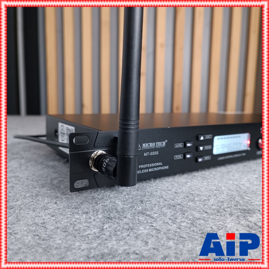 MICROTECH MT-555S ไมค์ลอยมือถือคู่UHF ไมค์ลอยคู่ ไมค์คาราโอเกะ MT-555S แถม อุปกรณ์ย้ายเสา กระเป๋าเก็บไมค์ MT 555 S MT 555S MT555S MICRO TECH ไมโครเทค เอไอ-ไพศาล