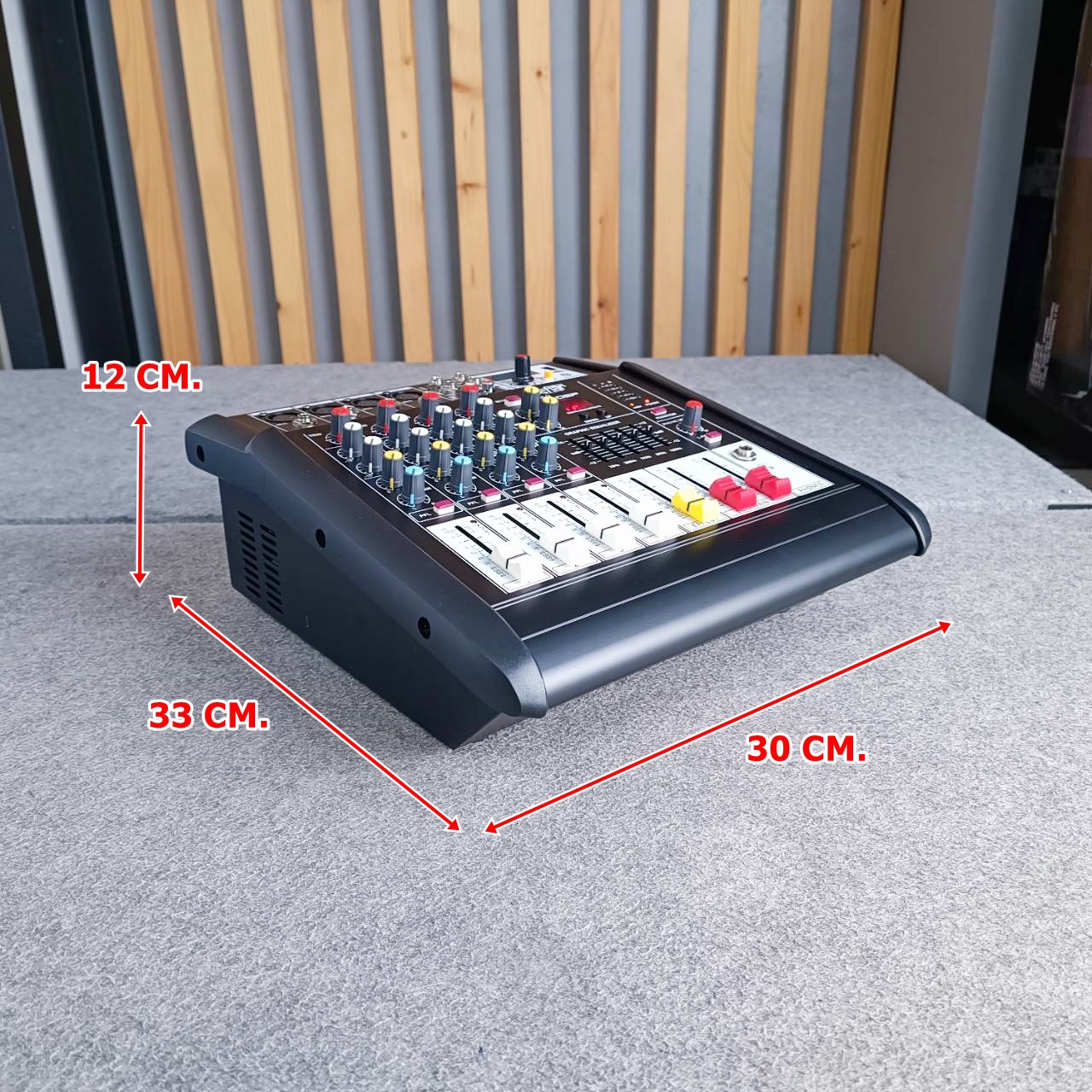 สินค้าใหม่ ลดล้างสต็อค Ceflar PMX4-150 POWER MIXER สีดำ เพาเวอร์ มิกซ์เซอร์ บูลทูธ 4 CH PMX4 150 PMX4150 เอไอ-ไพศาล