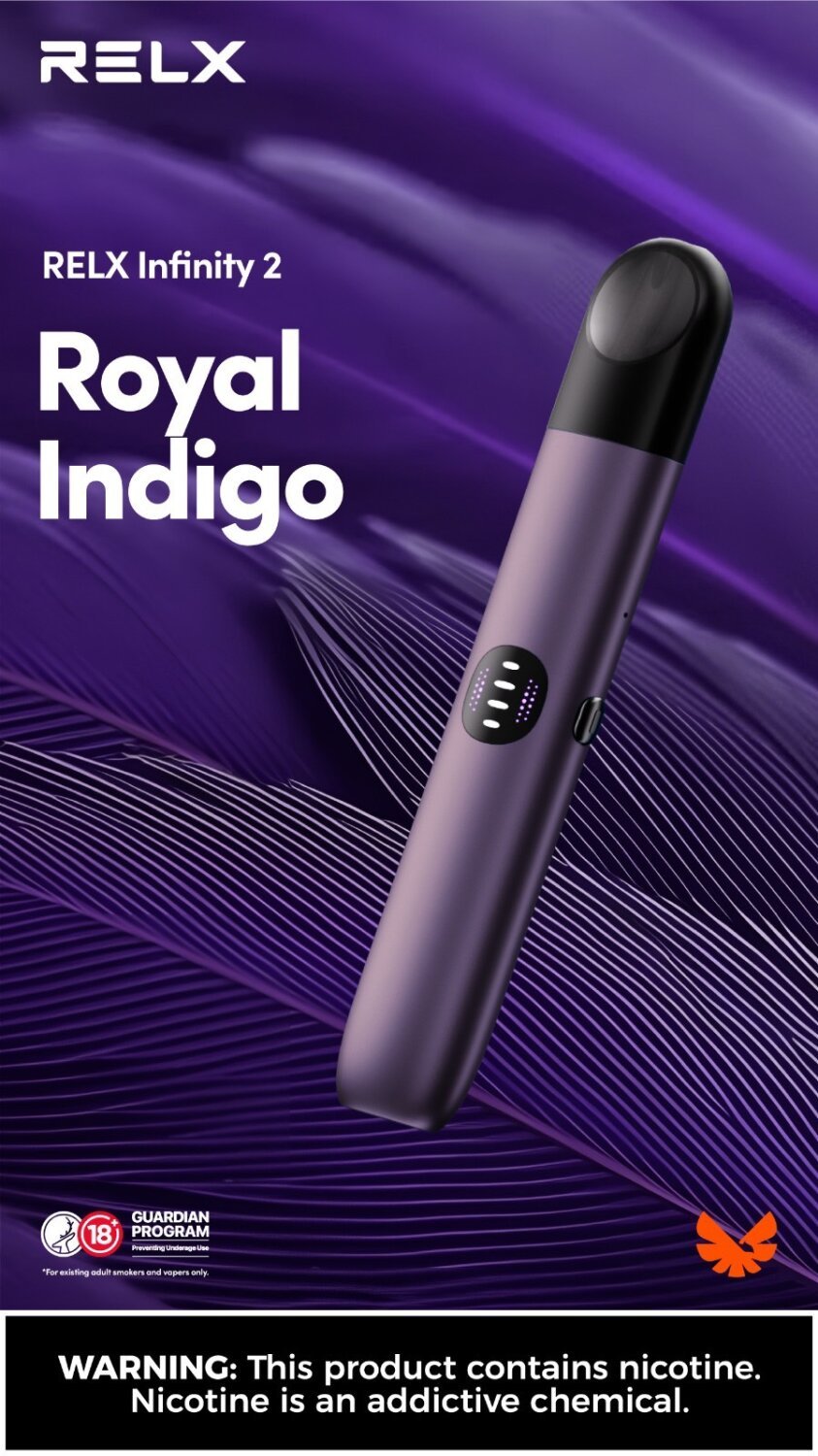 📌สุ่มแถมเคส Relx Infinity 2 Pod Device เครื่องเปล่าพร้อมสายชาร์จ 440mAh