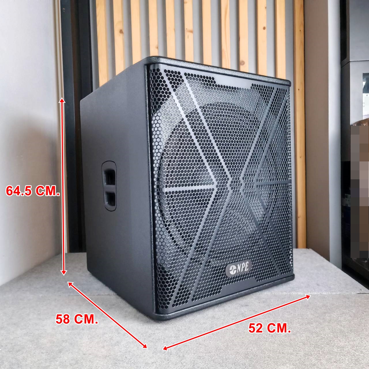 NPE TP-118S ตู้ลำโพงไม้ 18นิ้ว ตู้ลำโพงซับวูฟเฟอร์ ขนาด 18 นิ้ว พาสซีฟ 800 วัตต์ TP 118S TP118S เอไอ-ไพศาล