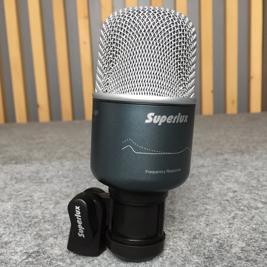 SUPERLUX PRO-218A ไมค์กระเดื่อง ไมค์เครื่องดนตรี PRO218A ไมค์กลอง PRO 218 A ไมค์สาย Kick Drum Microphone instruments