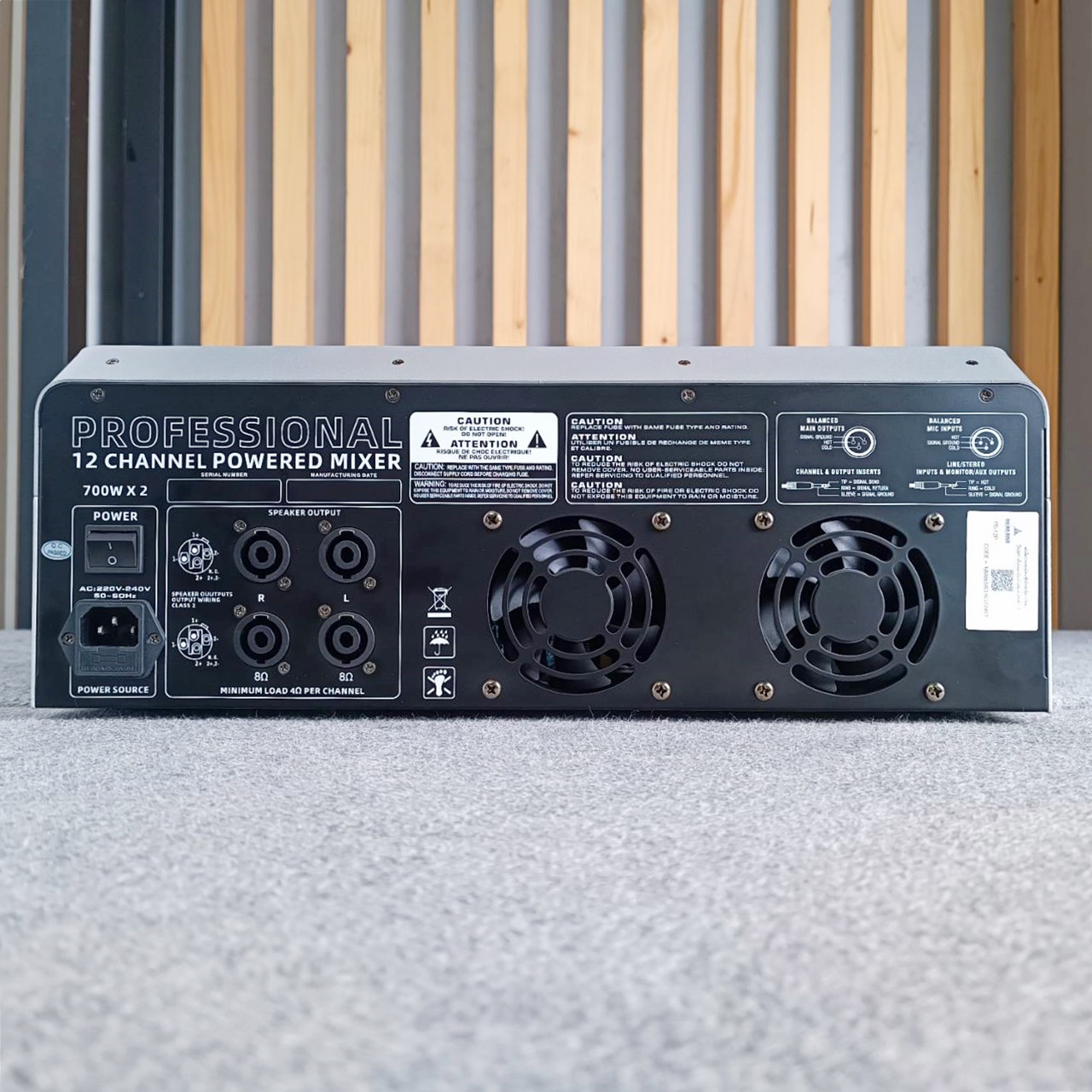 MICROTECH FD-12P powermixer เพาเวอร์มิกเซอร์ 12 ช่อง มิกเซอร์ เอฟเฟคแท้ ไมโครเทค MICROTECH เอไอ-ไพศาล