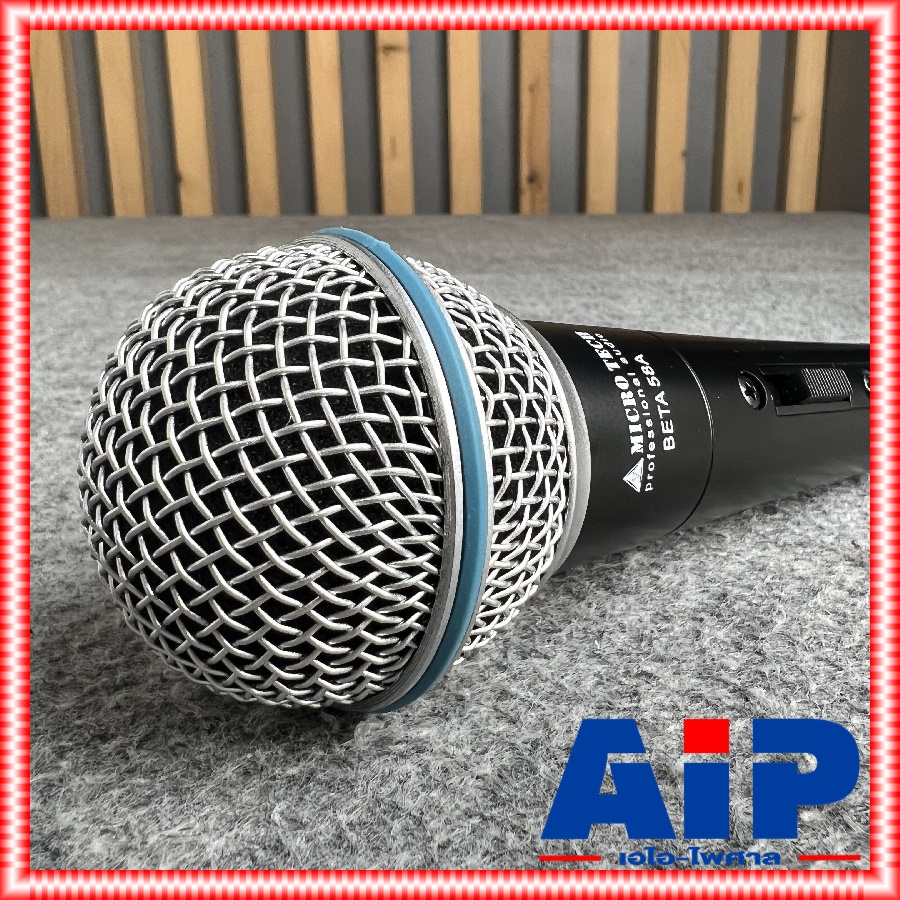 MICROTECH BETA-58A ไมโครโฟน BETA58 ไมค์โครโฟน MICRO TECH ไมโครเทค ไมค์สาย ไมค์ร้องเพลง ไมค์คาราโอเกะ BETA 58 a BETA58A