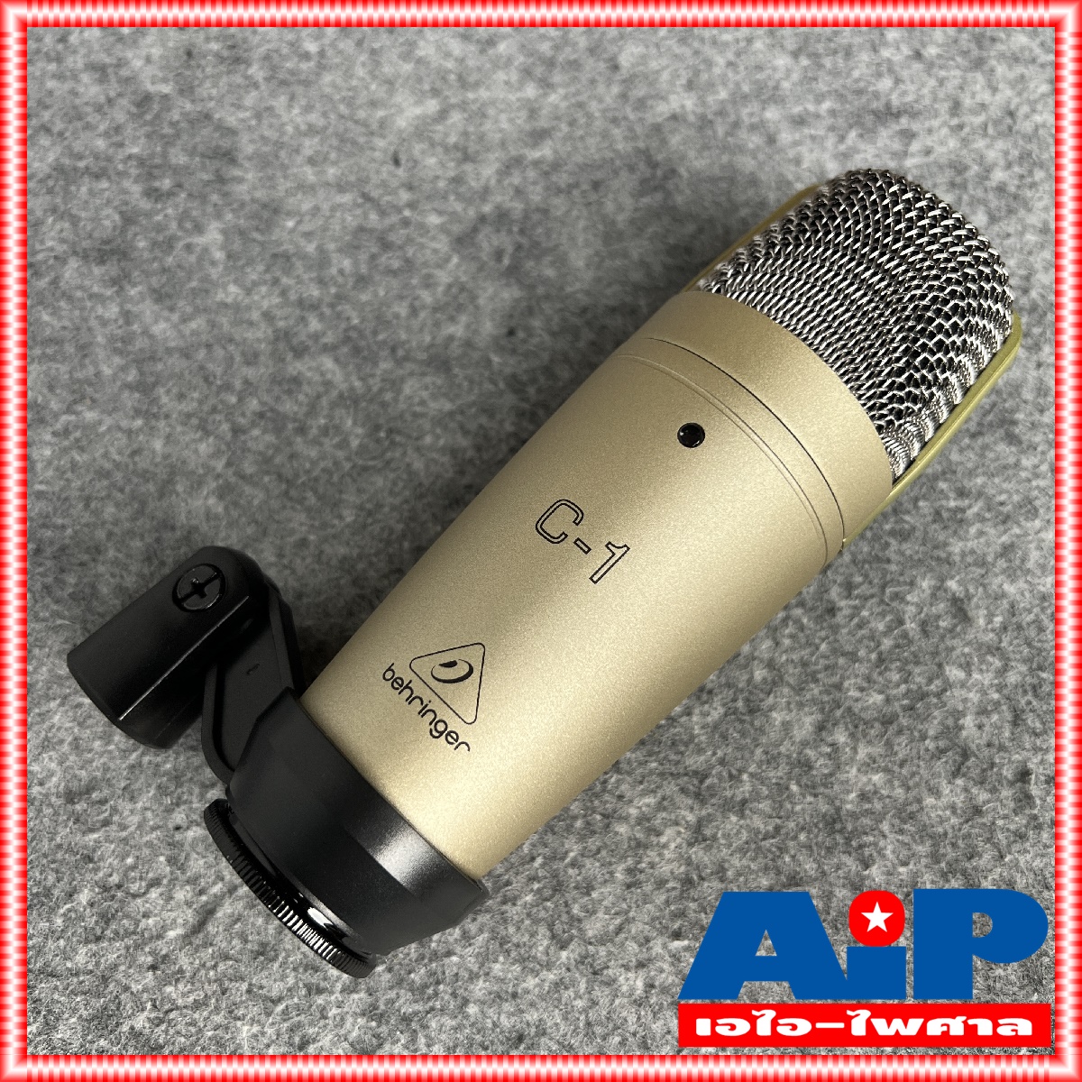 BEHRINGER C1 ไมค์สตูดิโอ c-1 (ไมโครโฟนคอนเด็นเซอร์แบบ Large-Diaphragm พร้อมแพทเทิร์นการรับเสียงแบบ Cardioid) C 1 เอไอ-ไพศาล +++