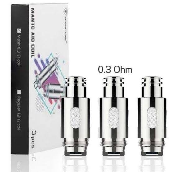 Coil Manto Rincoe JellyBox mini Kit 0.3 / 0.15 ohm กล่อง3ตัว