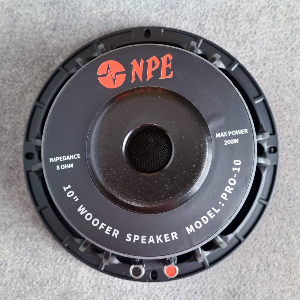 NPE PRO-10 ดอกลำโพง 10นิ้ว โครงหล่อ ลำโพง ขนาด 10 นิ้ว PRO 10 กำลังขับ 200 วัตต์ ที่ 8 โอห์ม PRO10 เอไอ-ไพศาล