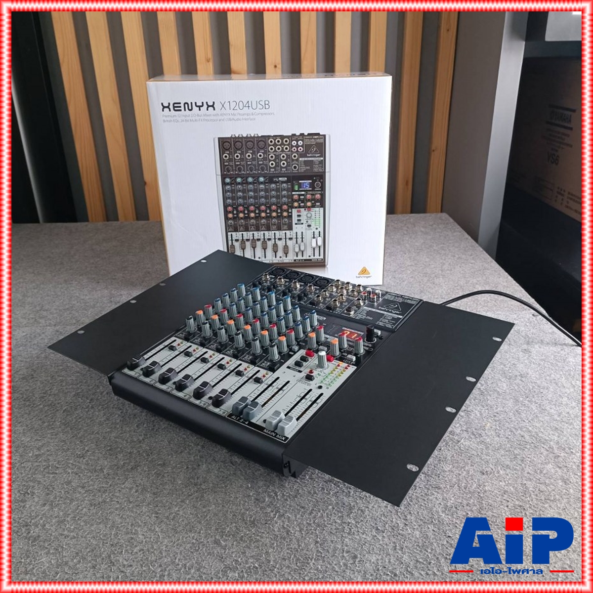 BEHRINGER XENYX-X1204USB mixer มิกเซอร์ BEHRINGER XENYX X1204FX Mixer เครื่องผสมสัญญาณเสียง มิกเซอร์ แบบอนาล็อค Behringer Xenyx X1204FX +++ เอไอ-ไพศาล