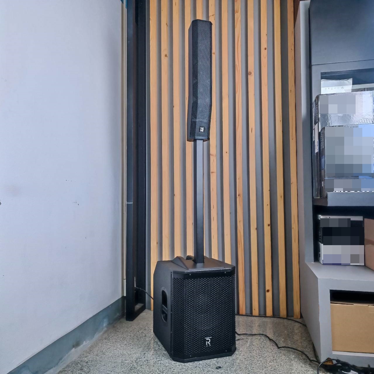 River Acoustics G-12 ลำโพงคอลัมน์แอคทีฟ 4x4 นิ้ว ซับ 12 นิ้ว มีบลูทูธ ลำโพง ลำโพงคอลัมน์ มีแอมป์ในตัว G 12 G12 เอไอ-ไพศาล