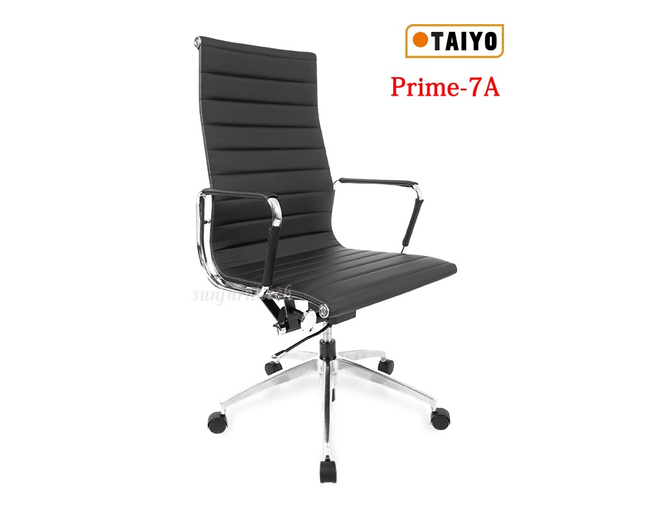 เก้าอี้ผู้บริหาร,เก้าอี้พนักหุ้มหนัง, เก้าอี้พนักพิงสูง Taiyo รุ่น Prime-7A