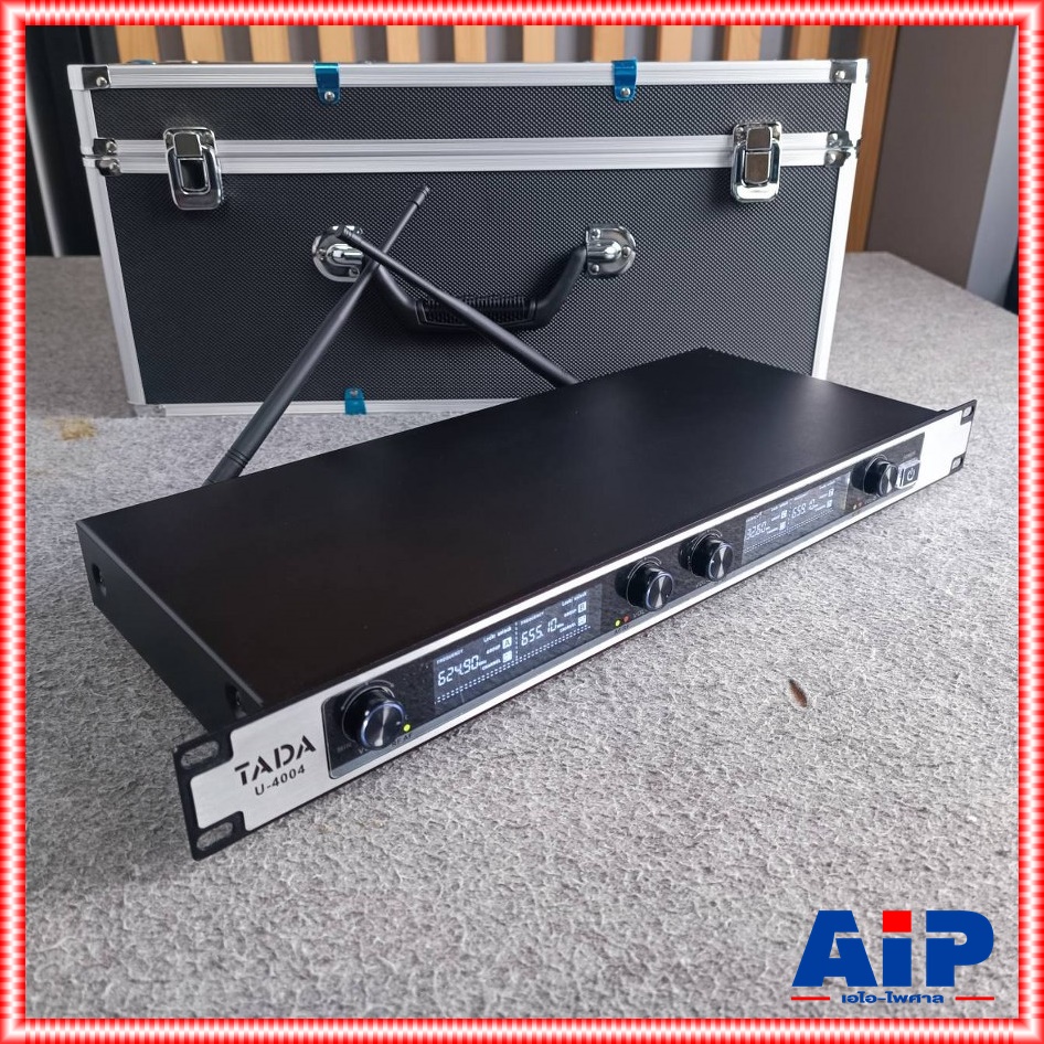 TADA U-4004 ไมค์ตั้งโต๊ะไร้สาย 4ตัว UHF ไมค์ประชุม TADA U 4004 ชุดไมค์4ตัว ธาดา รุ่น U4004 เอไอ-ไพศาล