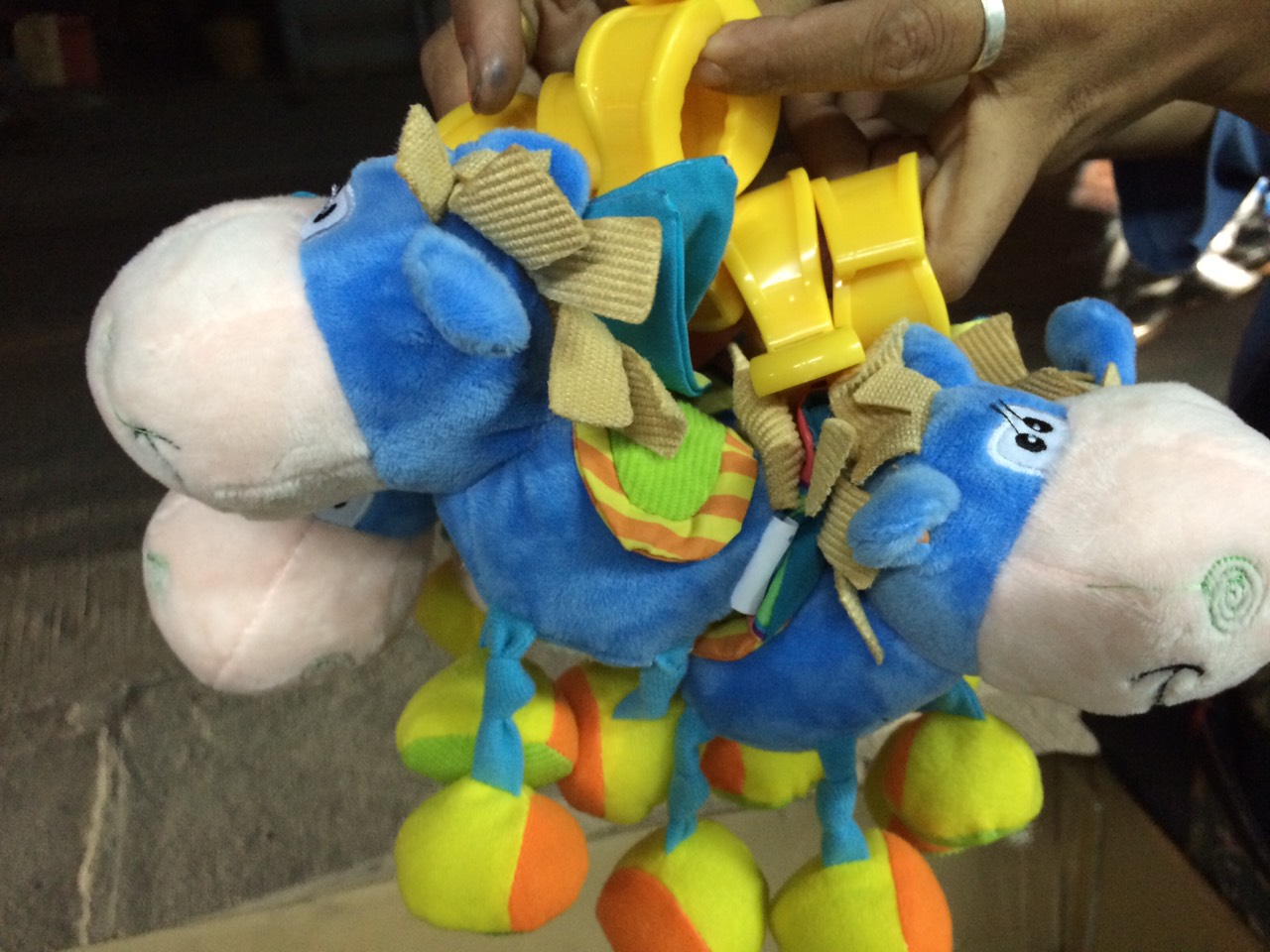 CH825 ของเล่นผ้าลาหนีบแขวนรถเข็นหรือเปล