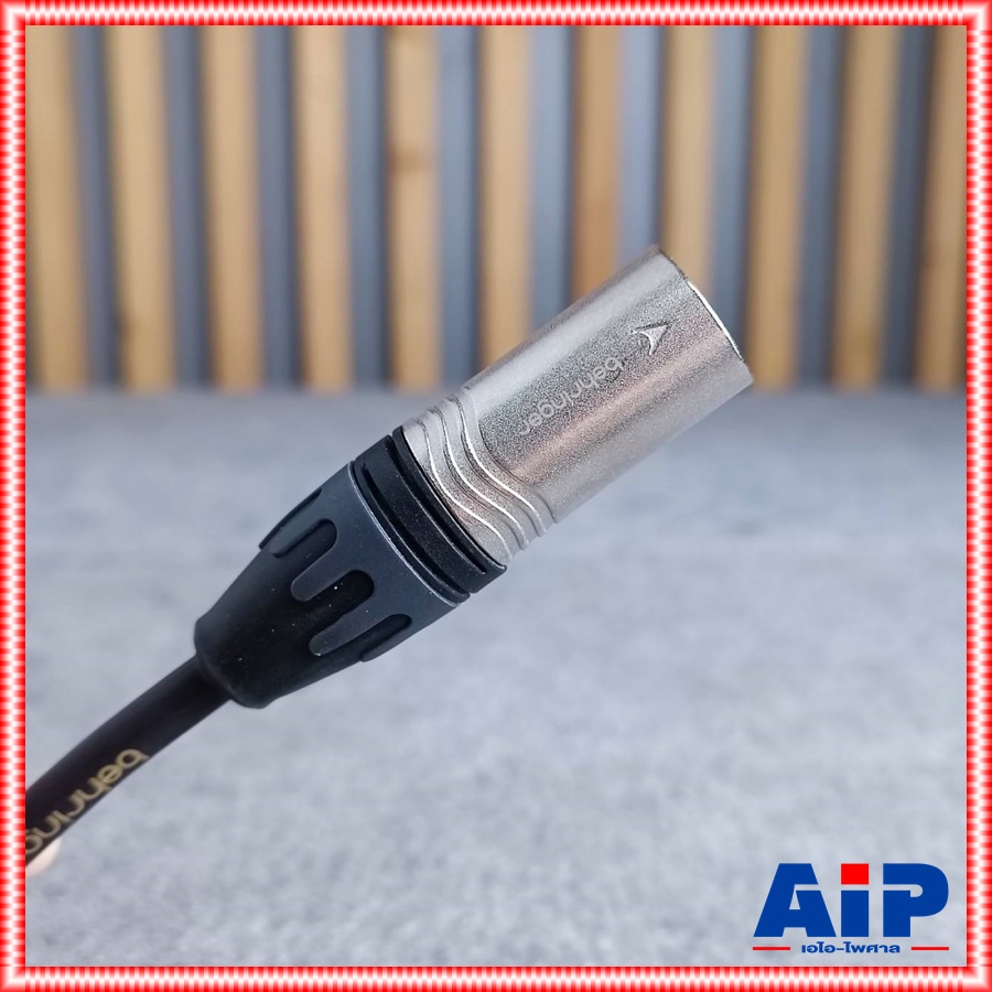 1เส้น มี3ความยาวให้เลือก BEHRINGER GMC-300 GMC-600 GMC-1000 สายไมค์ XLR หัวท้าย สายXLRผู้-เมีย สายCANNONผู้ออกเมีย สายสัญญาณสำเร็จรูป เอไอ-ไพศาล