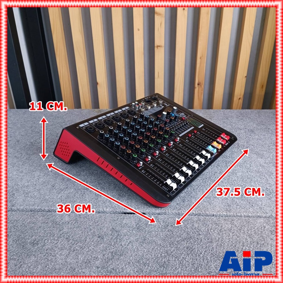 Ceflar CX-60 MIXER มิกเซอร์อนาล็อก ช่องเสียบไมค์ 6 ช่อง มิกเซอร์ เครื่องปรับแต่งเสียง มิกซ์เซอร์พร้อมเอฟเฟคแท้ Ceflar รุ่น CX 60 CX60 เอไอ-ไพศาล