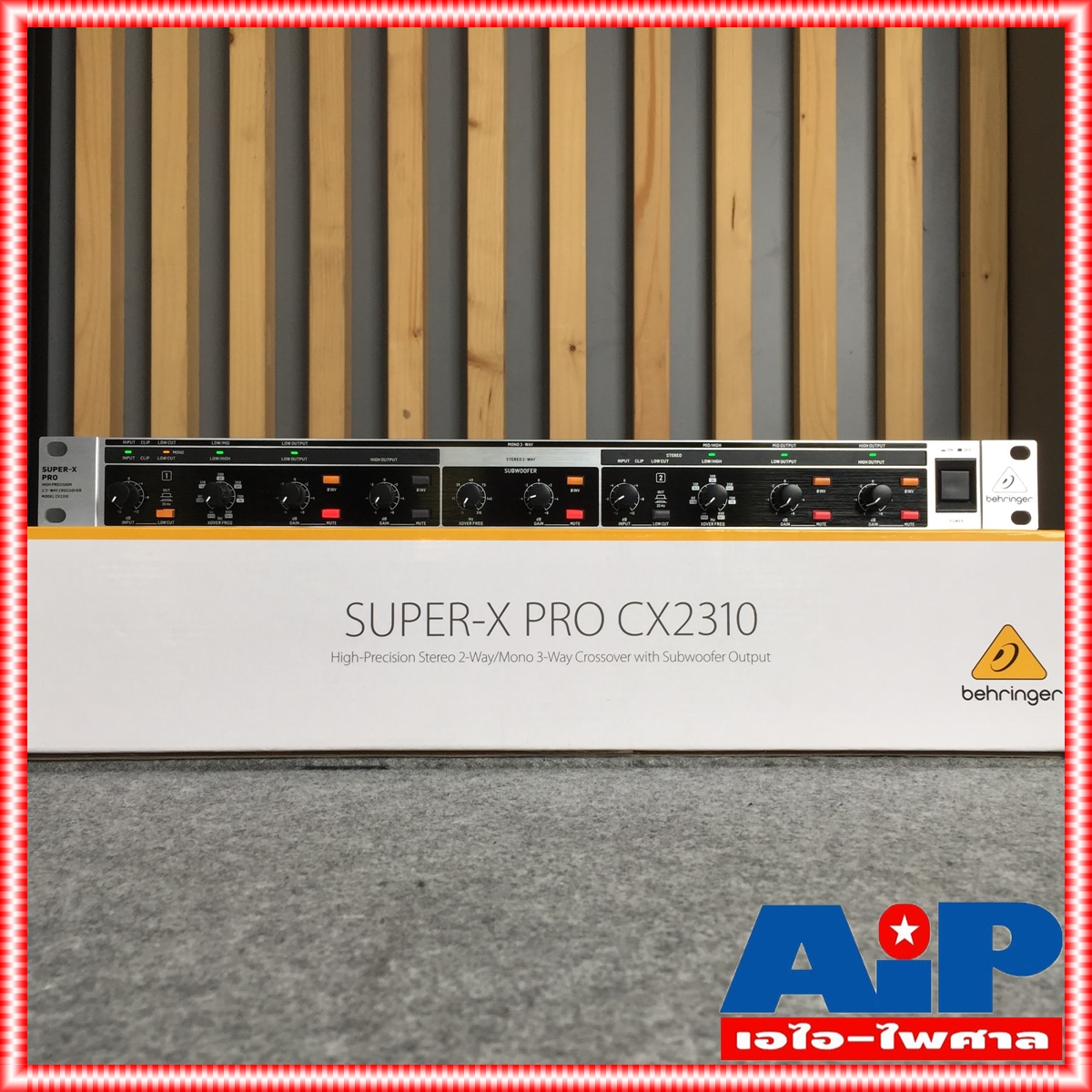 BEHRINGER CX 2310 V2 CROSSOVER เพาเวอร์ เครื่องปรับแต่งเสียง เครื่องกำหนดความถี่ POWER CX2310 cx-2310 เอไอ-ไพศาล +++