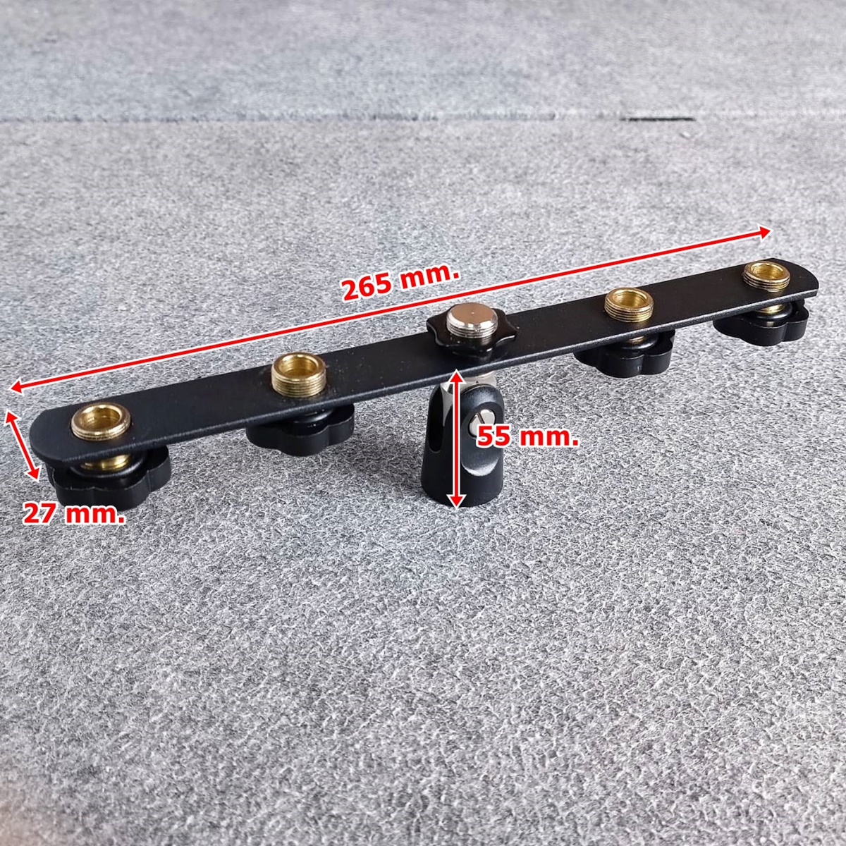 *ไม่รวมคอสวมไมค์และขาไมค์* ที่ใส่คอไมค์5จุด (เขาควาย) W&H SUPERLUX C5 C-5 C 5 วัสดุทำจากเหล็ก แข็งแรงทนทาน เอไอ-ไพศาล